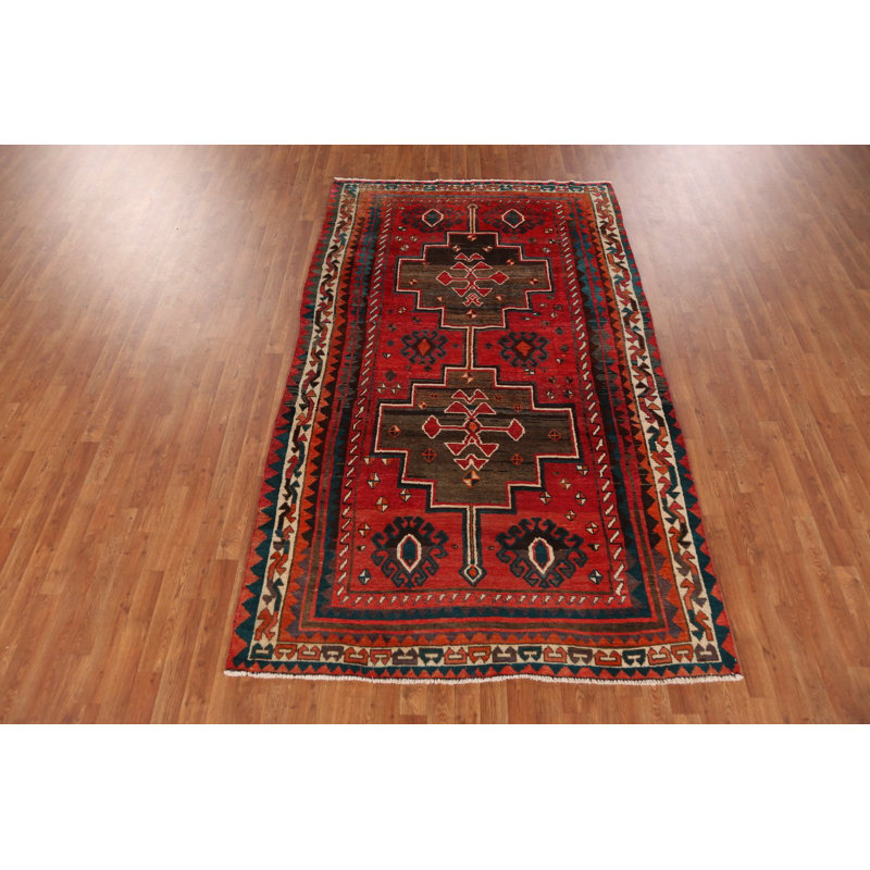 Tapis à motif géométrique traditionnel 5 x 9