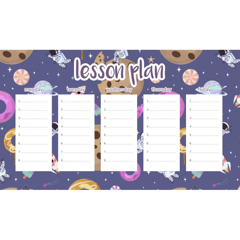 Magnetic Lesson Plan Cookie Universe
