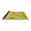 Tapis vert/jaune en laine-1254170393