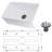 Arcticstone Single Bowl 30" L x 18" W Farmhouse Kitchen Sink with Strainer and Grid