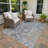Machine Washable Indoor/Outdoor Chantille ACN2408 Geometric Rug-1455040392