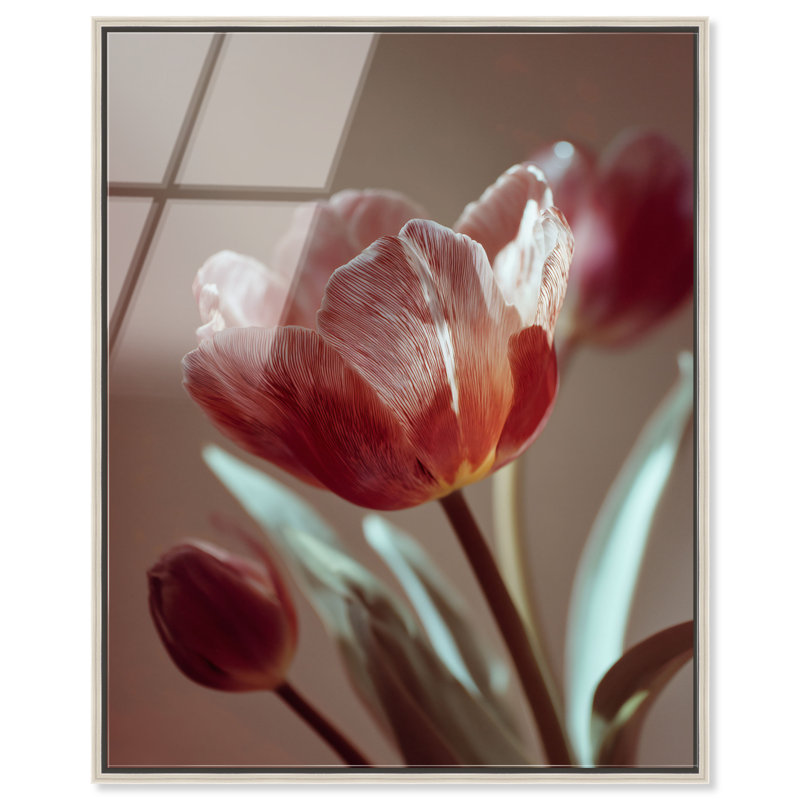 Muse of Spring Print, 37"H x 31"W, Silver Floater Frame
