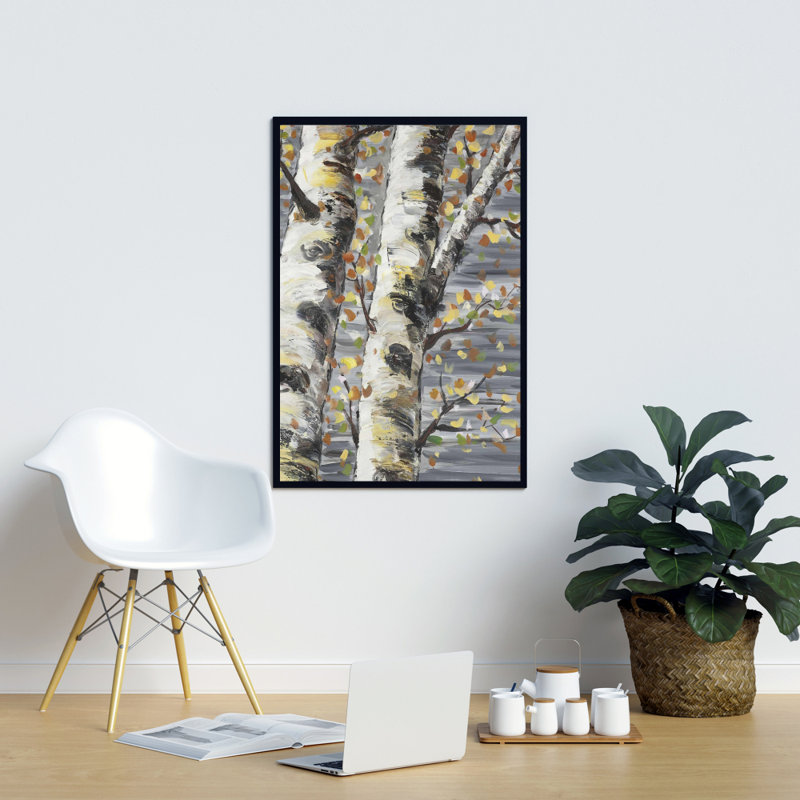 " Budding White Birches "