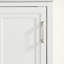 Meuble-lavabo autoportant simple avec comptoir et armoire d'appoint