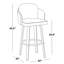 Tabouret de bar à hauteur fixe-60404263