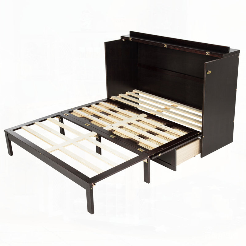 Grand lit escamotable, Noyer