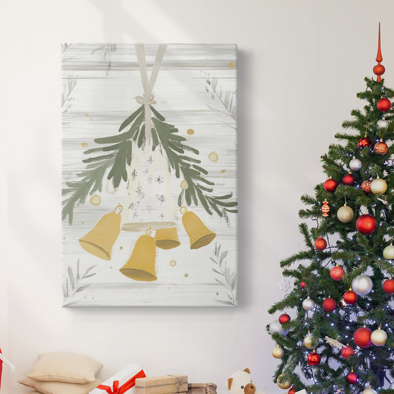 Art des Fêtes de Noël - Toile tendue avec châssis CCDXVII, H 18 po x l 12 po