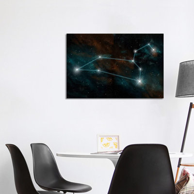 The Constellation Leo The Lion by Marc Ward - Wrapped Canvas Gallery-Wrapped Canvas Giclée