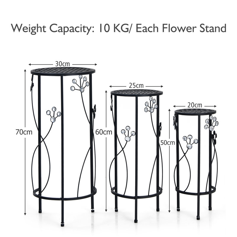Caberfae Metal Plant Stand