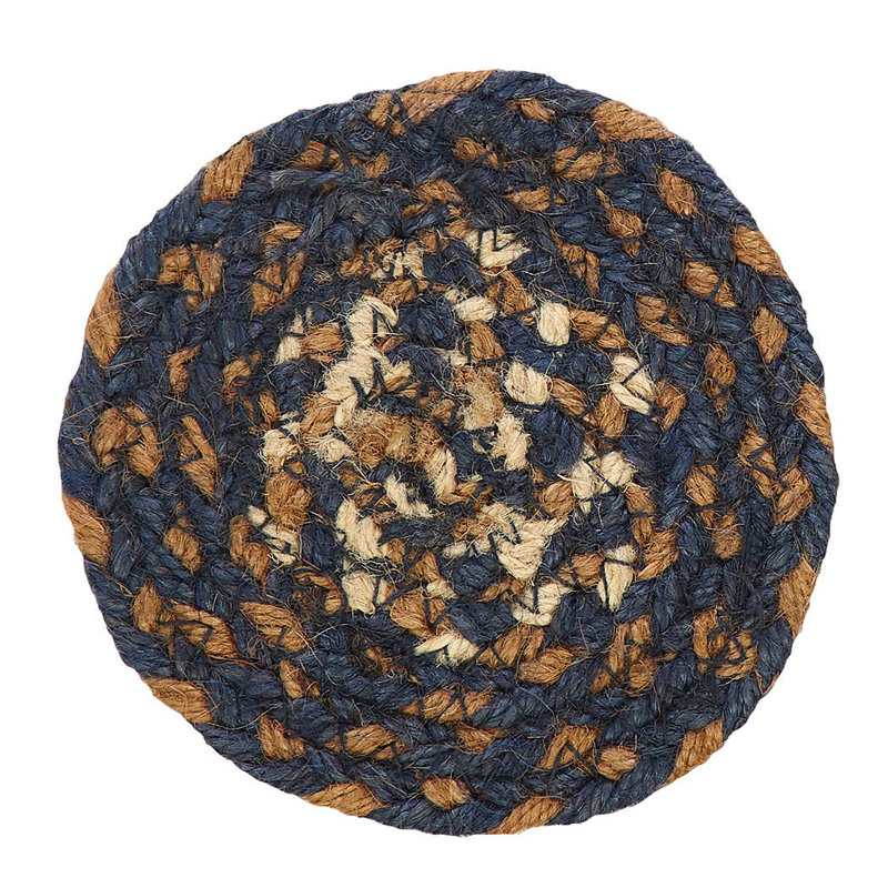 Tapis Fredrikk, Bleu/noir/brun