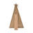 Freestanding Tree Shaped Christmas Advent Calendar With Wreath Magnet