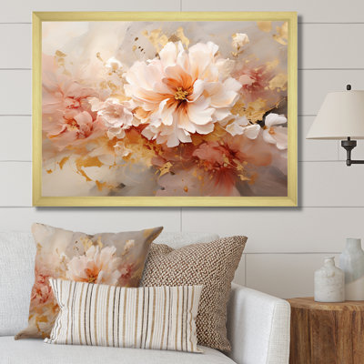 Blossoming White Peony Flower - Flowers Wall Decor