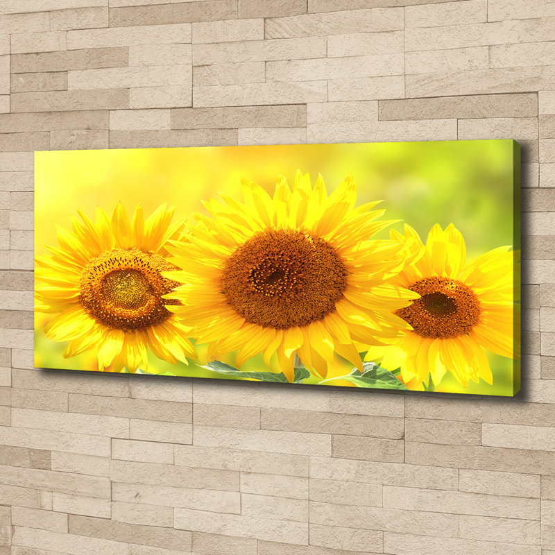 Sunflowers - Wrapped Canvas Print