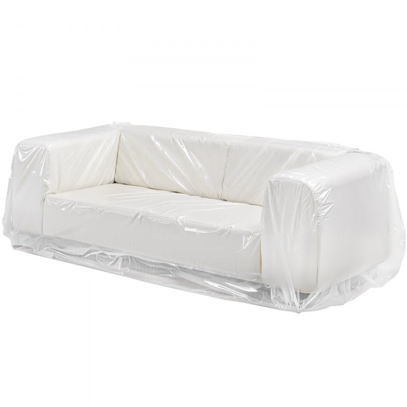 Housse en plastique pour couette en plastique 4 mil 92 x 62 x 42 pouces