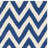 Emek Hand Woven Flat Weave Wool/Cotton Chevron Rug in Ivory/Blue-432525345