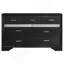 Commode 9 tiroirs Annie noire-1049599143