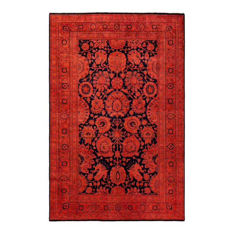 Tapis orange 6 pi x 9 pi 2 po Coopertown One-of-a-Kind