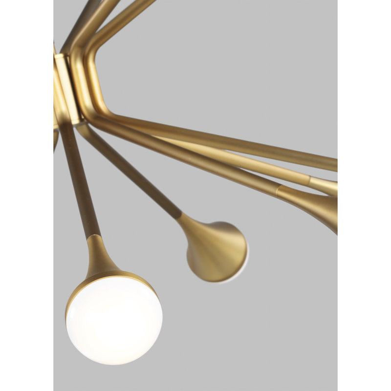 Lody 20 - Light LED Chandelier, Aged Brass