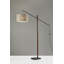 Lampe sur pied arquée 76,5 po Doughty