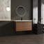 Ensemble de meuble-lavabo brun avec comptoir en résine 36 po et 2 portes Brown