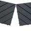 Carreaux de terrasse en plastique emboîtables, paquet de 44 tuiles de patio, 12 po x 12 po, imperméable à l'eau pour utilisation extérieure, tuiles de patio pour terrasse de piscine-114201516