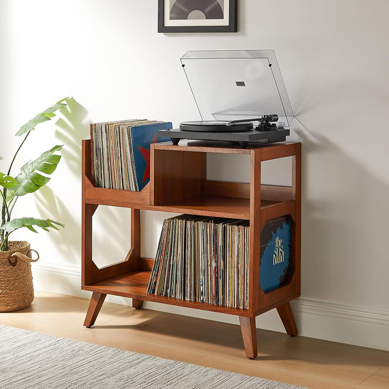 Support pour lecteur de disques Mid-Century