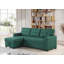 Convertible Upholstered Sectional Sofa With Pull-Out Chaise-2143422273