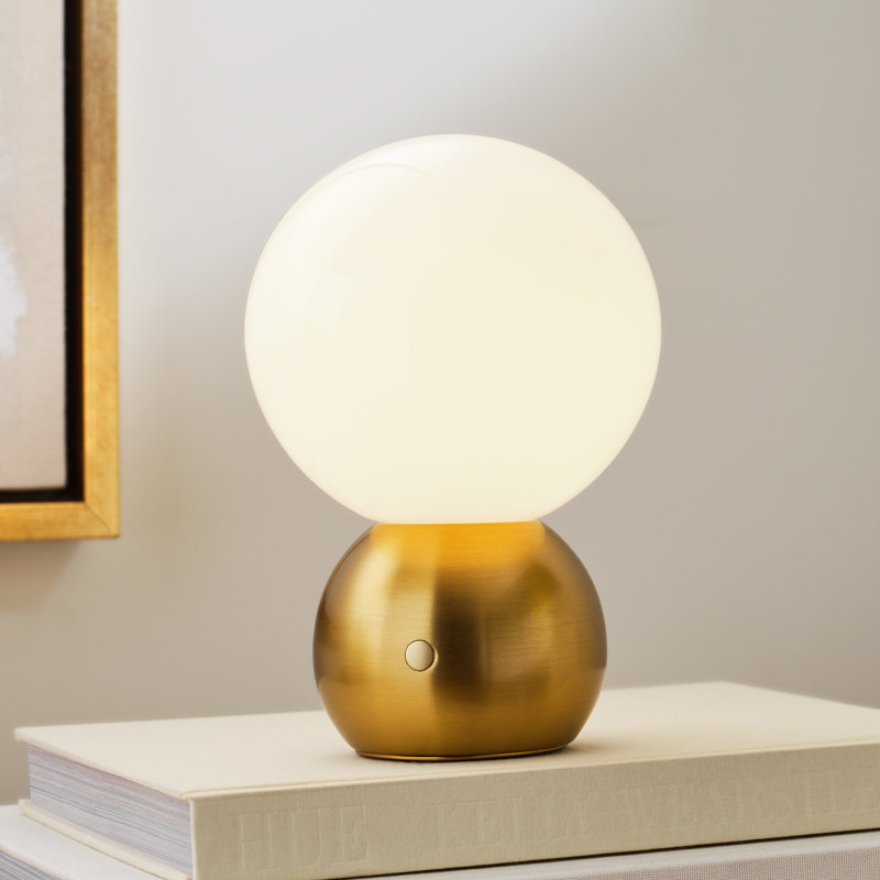 Suki LED Table Lamp, Gloss Black