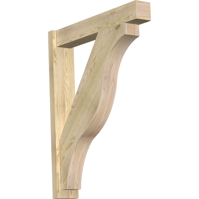 Jeu de blocs Funston, Sapin Douglas de 6 po (sciage brut), P 32 po x H 40 po