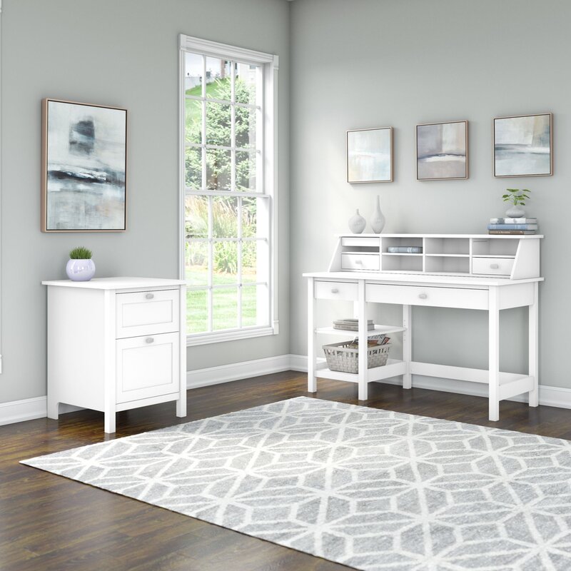 Lark Manor Aliyat 54.02'' Desk & Reviews | Wayfair