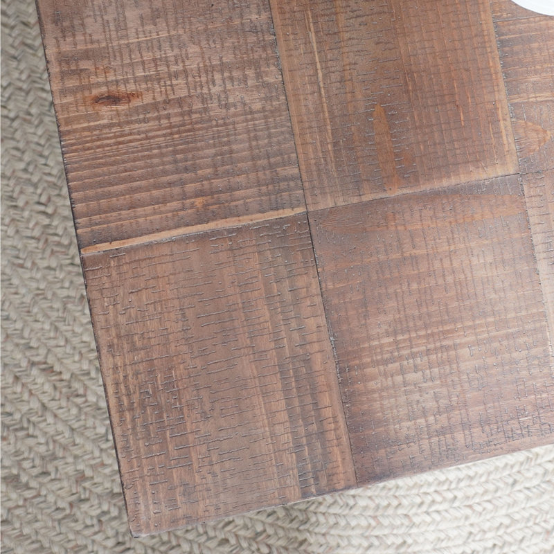 Table basse rustique en bois industriel
