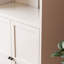 Armoire de cuisine en métal, grand rangement avec tablettes réglables