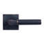 Bravura 846-7 Knurled Privacy Lever on  Square Contemporary  Rose in Oil Rubbed Bronze