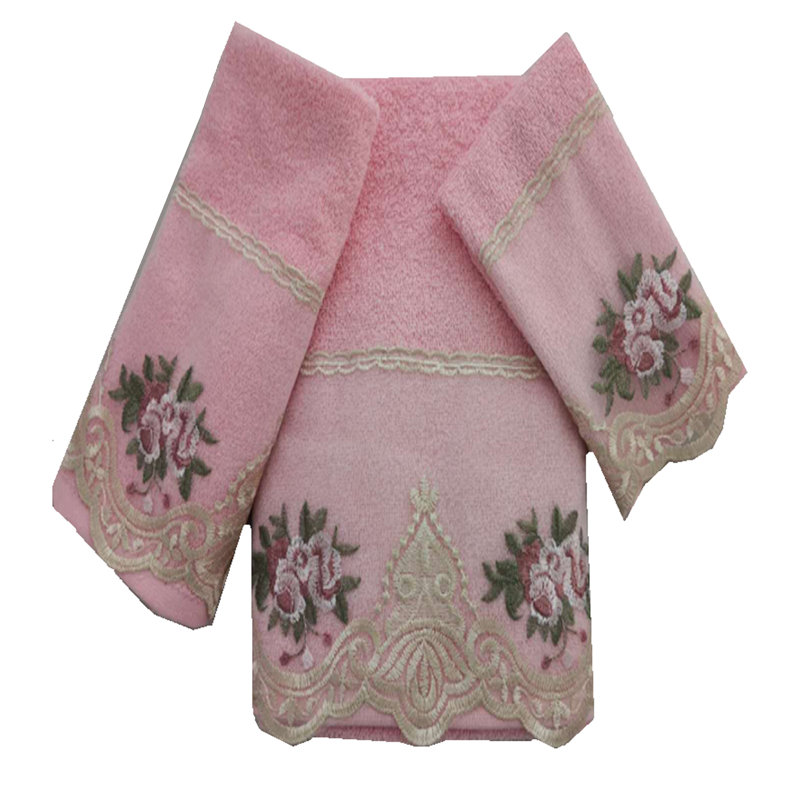Luciana  Cotton Blend Lightweight Mulit-Size Set, Pink