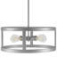 Luminaire suspendu tambour 4 lumières Plascencia-1698226249