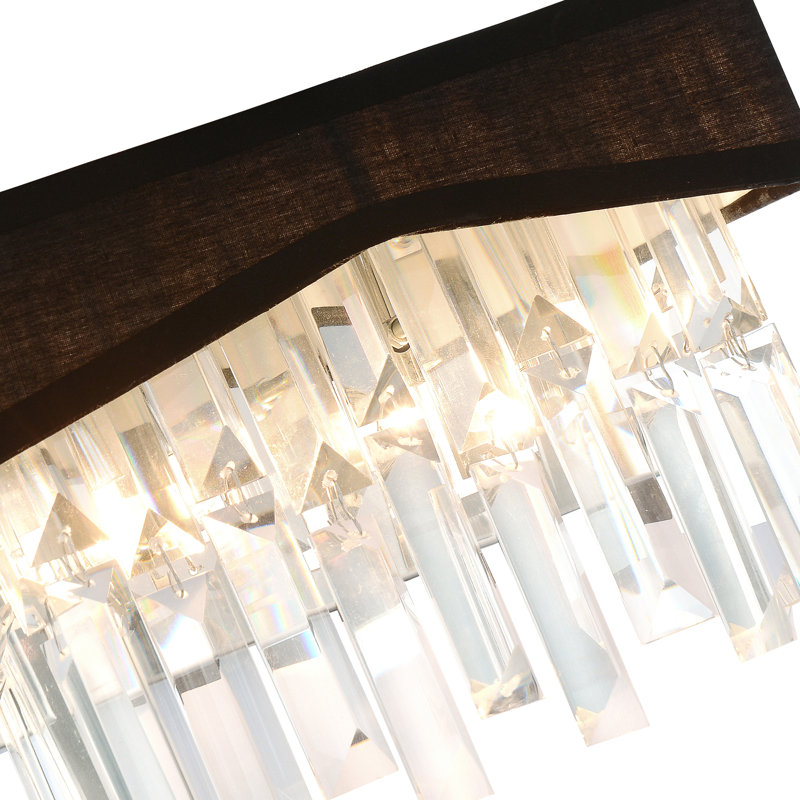 Plafonnier encastré 1 lumière Schutz, Noir