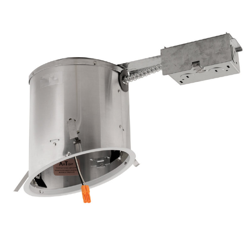 Air-Tight IC Rated Remodel Recessed Lighting Housing