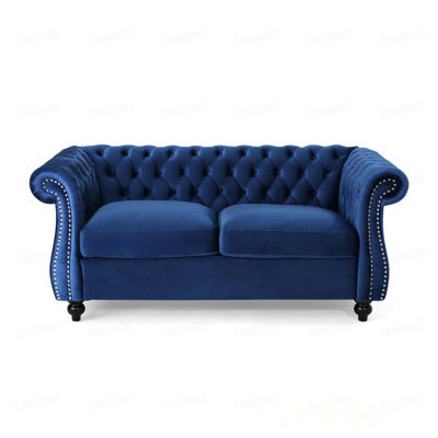 Causeuse en velours Causeuse
