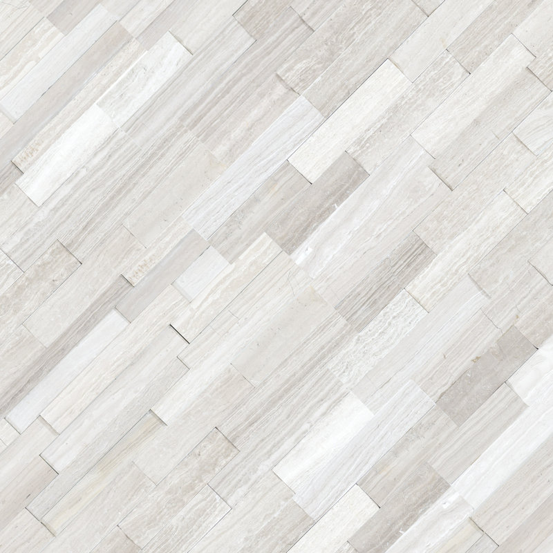 6 in. x 24 in. Honed Natural Stone Ledger Panel Wall Tile, Tivoli Sand