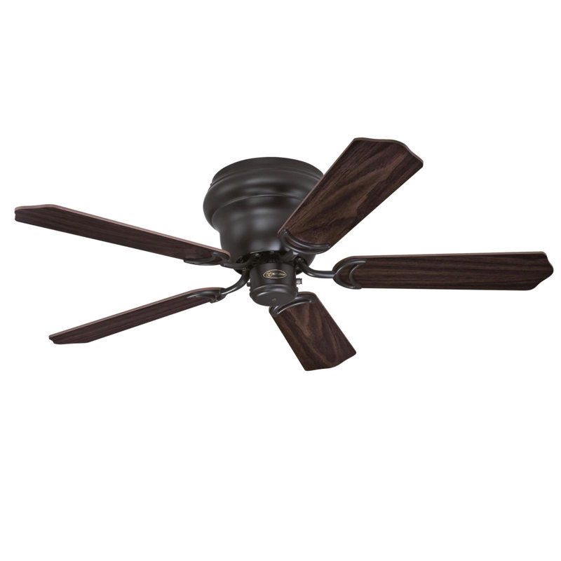 42" Rosenblatt 5 - Blade Standard Ceiling Fan with Pull Chain and Light Kit Included