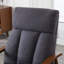 Fauteuil à cadre en bois, fauteuil d'appoint moderne pour le salon-707245759