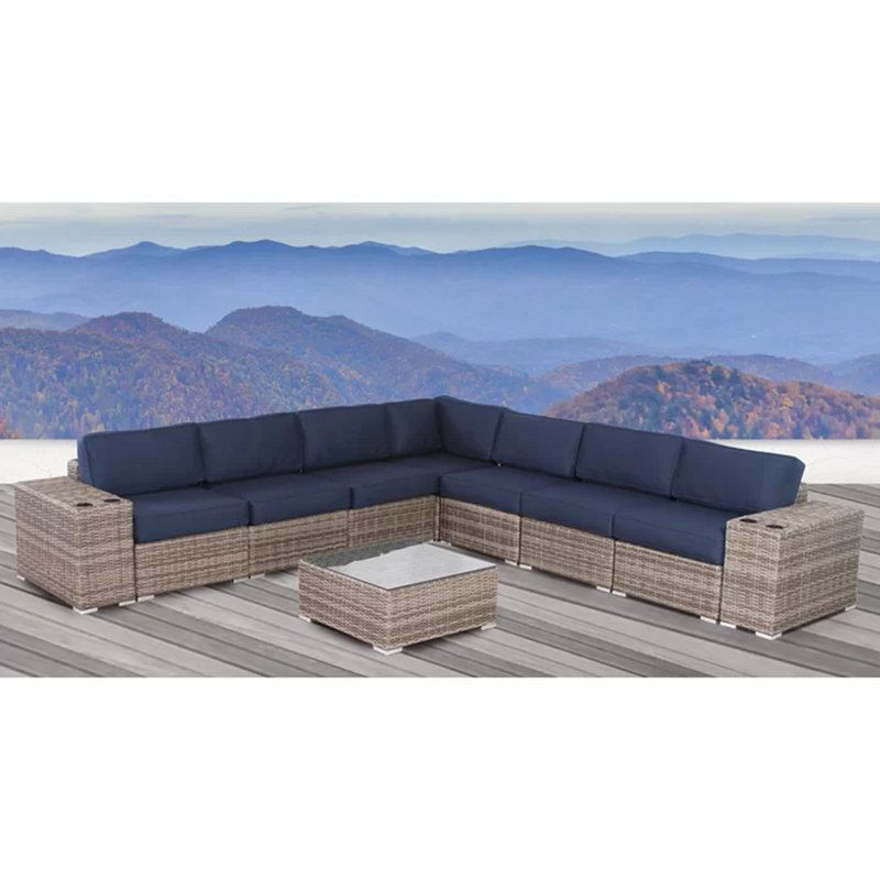 Ensemble de conversation pour 6 personnes avec coussins Sunbrella Premium