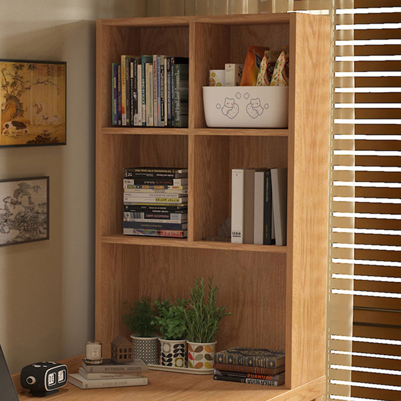 Bureau rectangulaire en bois massif Burlywood, Retour à droite, H 70,87 po x l 86,61 po x P 23,62 po