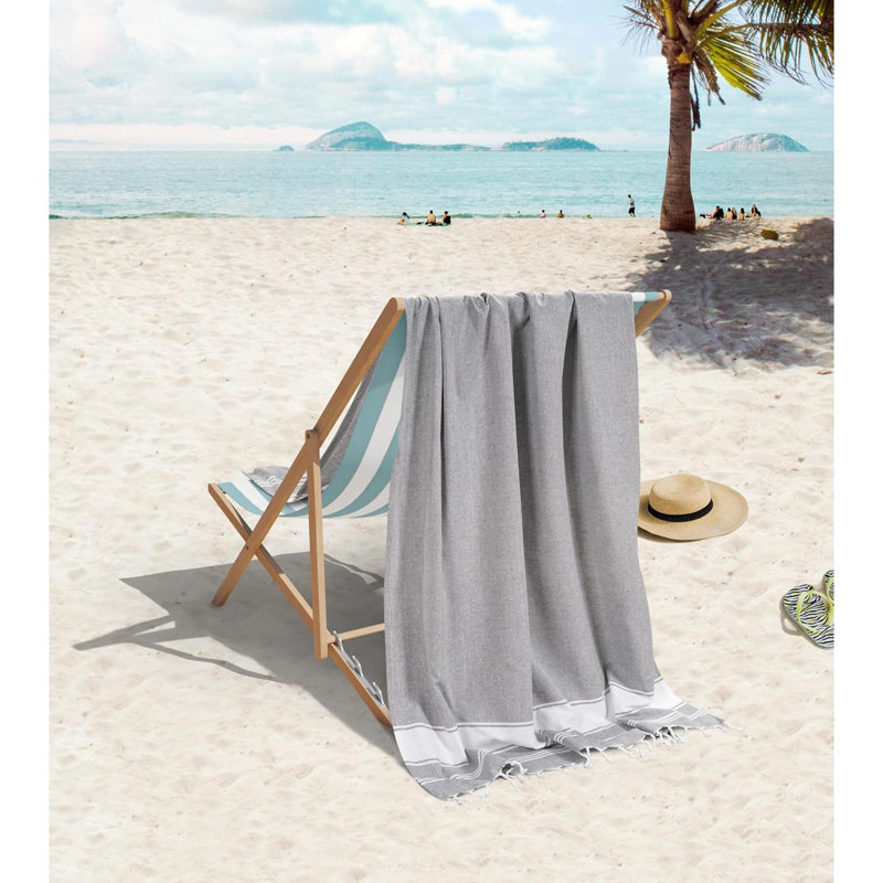 Turkish Beach Towels, 2 Pack Extra Large Beach Towel, Pre-Washed For Soft Feel, Oversized Sand Free Quick-Dry Pool Towel, Beach Towels For Adults, 39"X71" - Candy