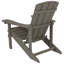 Chaises Adirondack d'extérieur en résine de polyester toutes saisons Balasi-1957504024
