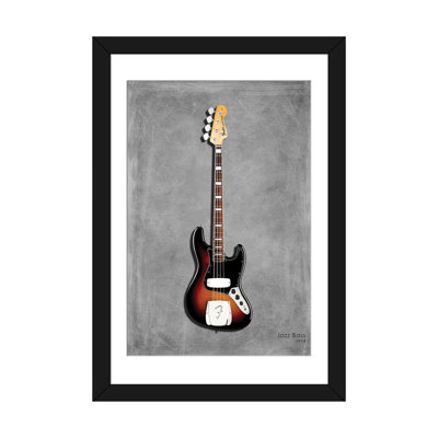 'Fender Jazz Bass 74' Graphic Art on Wrapped Canvas