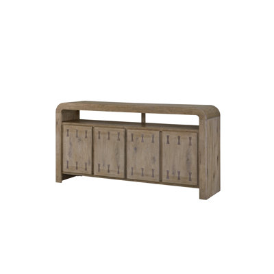 English Knotty Oak 72" Bowtie Console