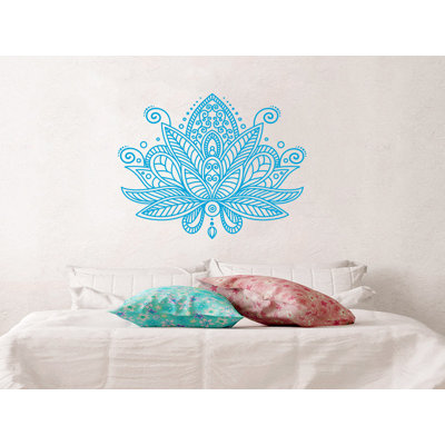 Décalcomanie murale fleur mandala lotus Estrella
