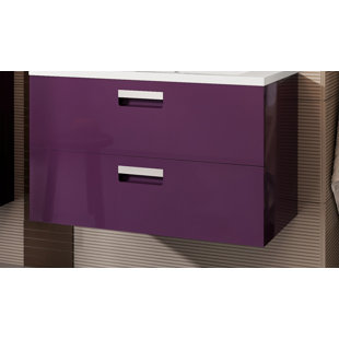 Vigo 82cm Single Bathroom Vanity Base Only in Purple