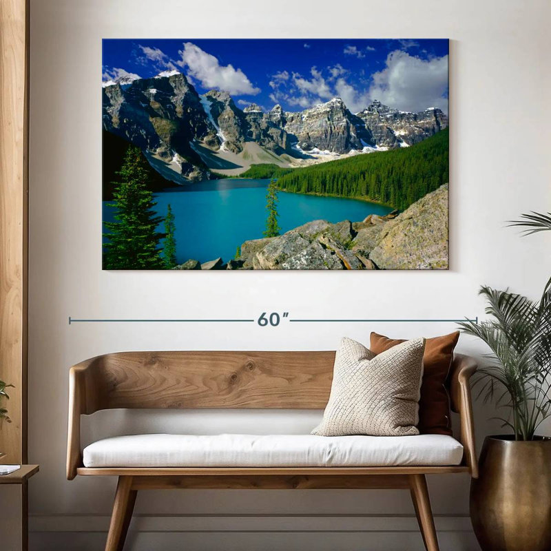 Alvord Enchanting Banff Landscape, H 34 po x l 51 po